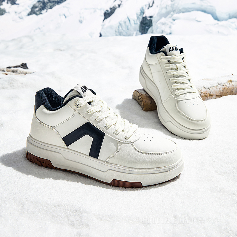 安踏A道男子板鞋棉鞋