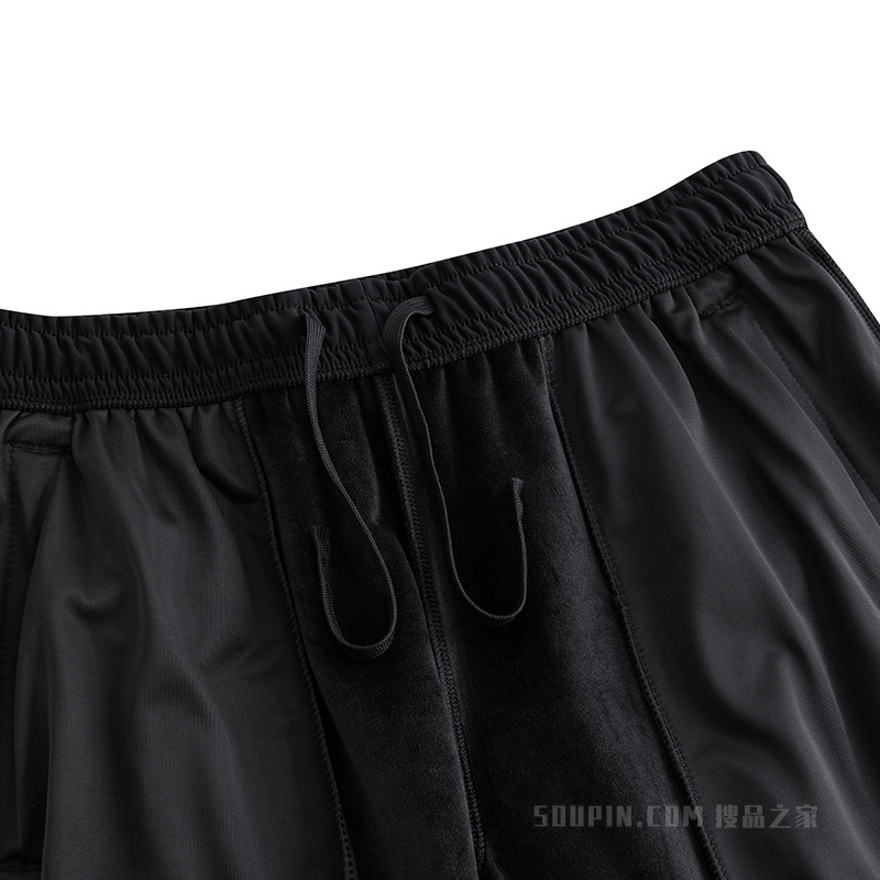 安踏KT轻暖绒男子针织运动长裤6D裤