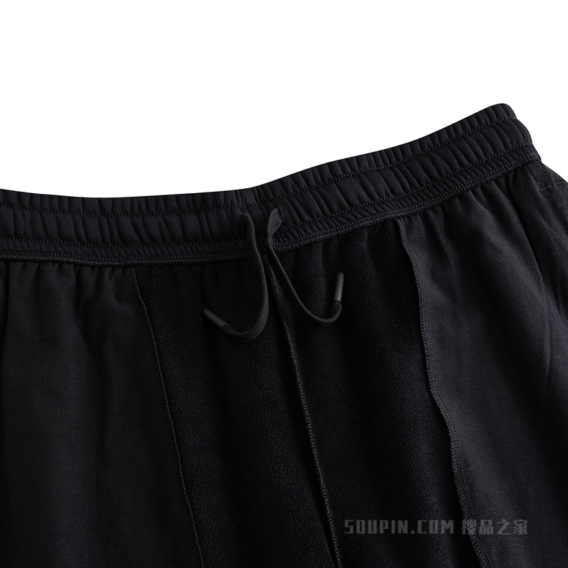 安踏运动复古男子密暖绒针织运动长裤