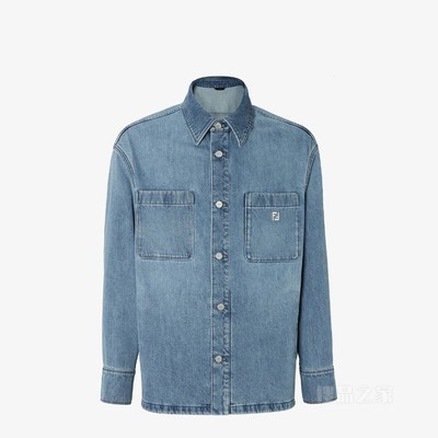 衬衫 浅蓝色牛仔衬衫