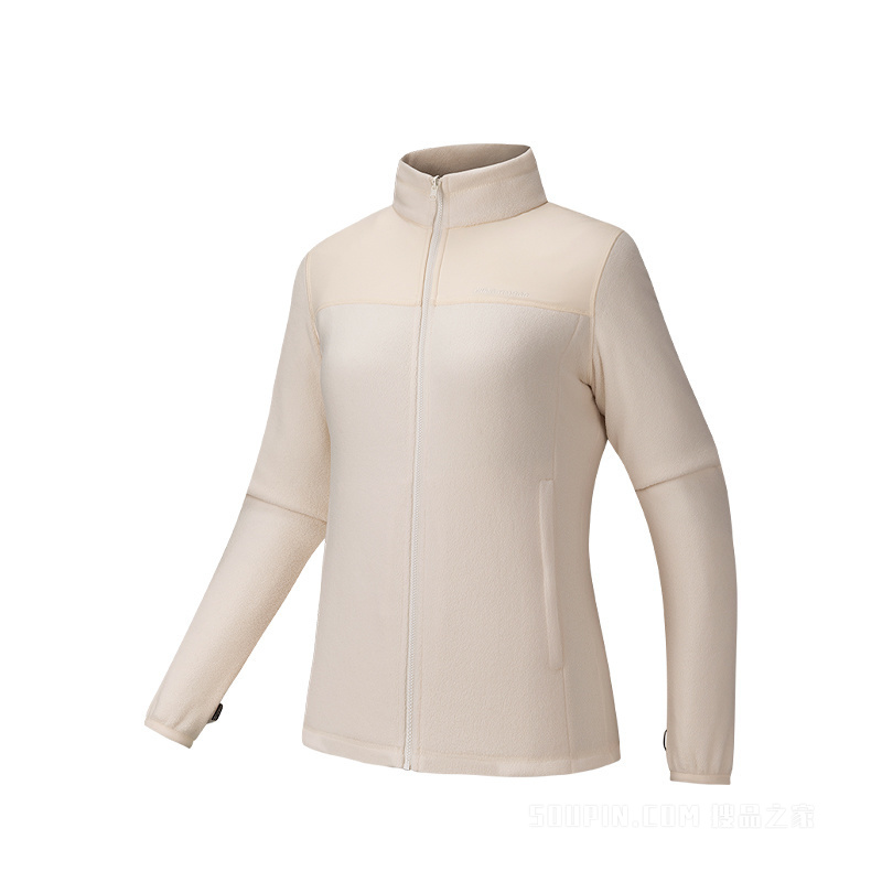 安踏户外露营女子羊暖绒运动外套
