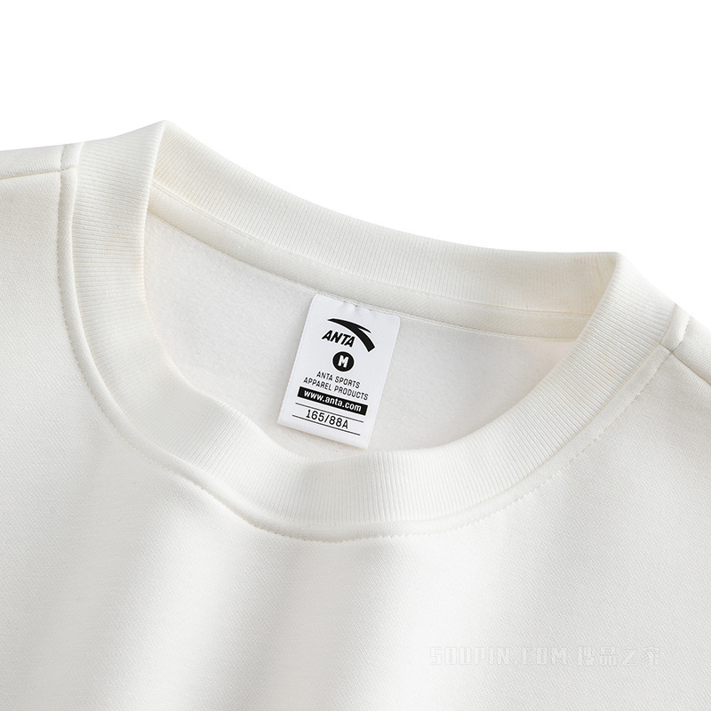 安踏训练女子密暖绒套头卫衣