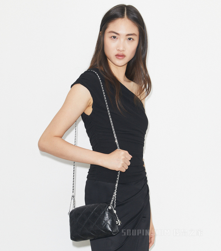 Fleming 柔软斜挎包 黑色