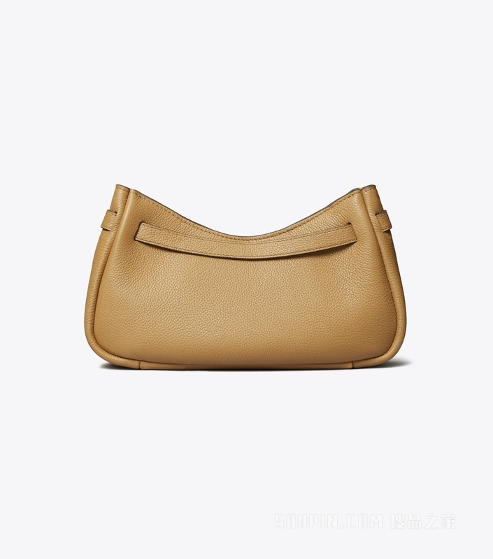 Romy 顶部拉链斜挎包 提拉米苏色