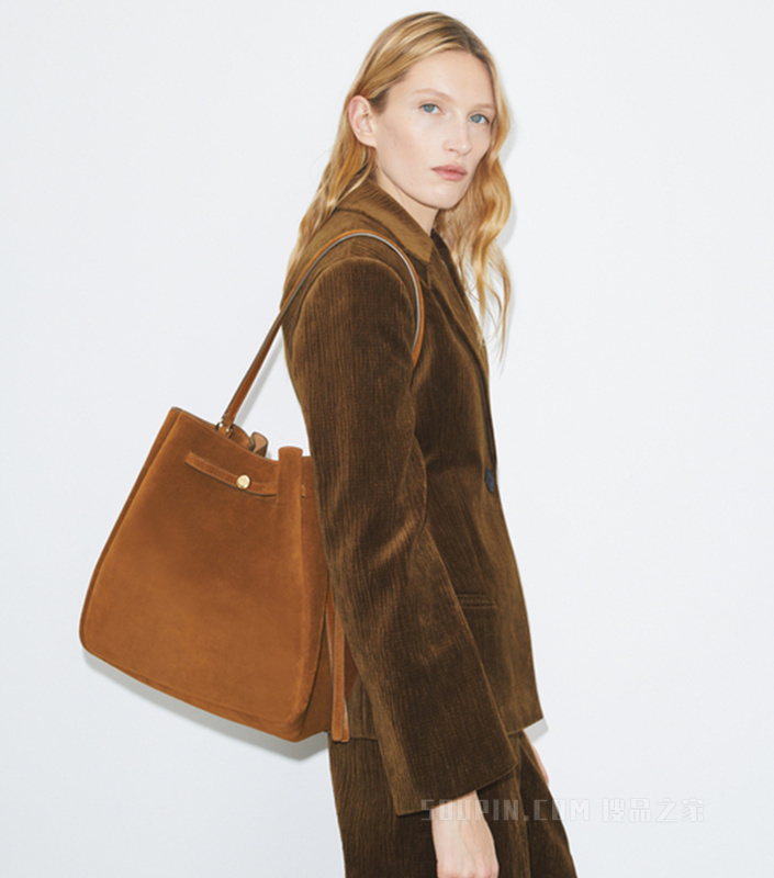 Romy 大号水桶包 焦糖色