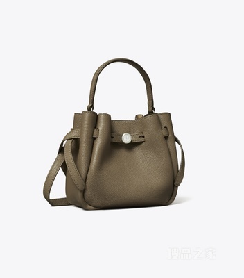 Romy 迷你水桶包 蘑菇灰