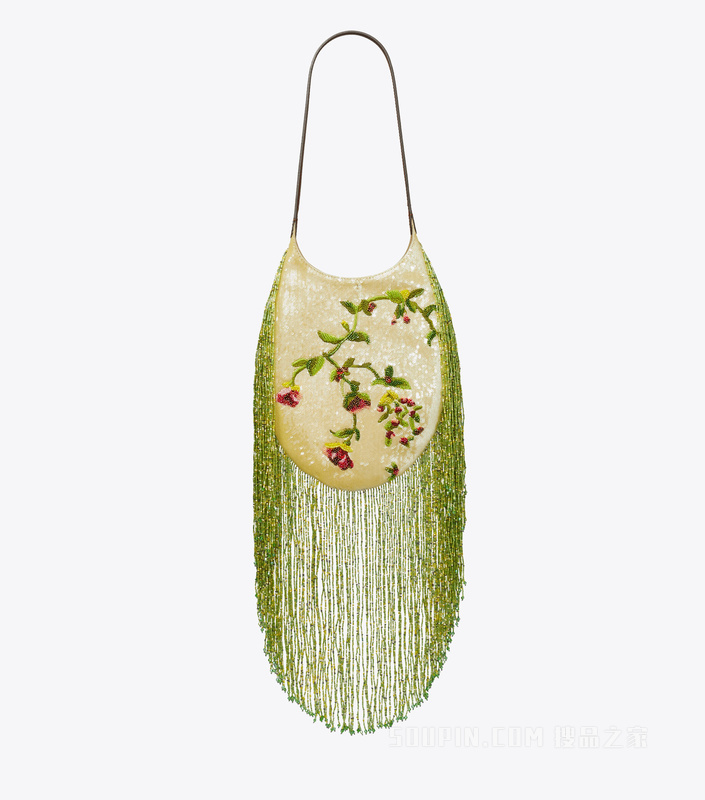 缀饰小号肩背包 拼色