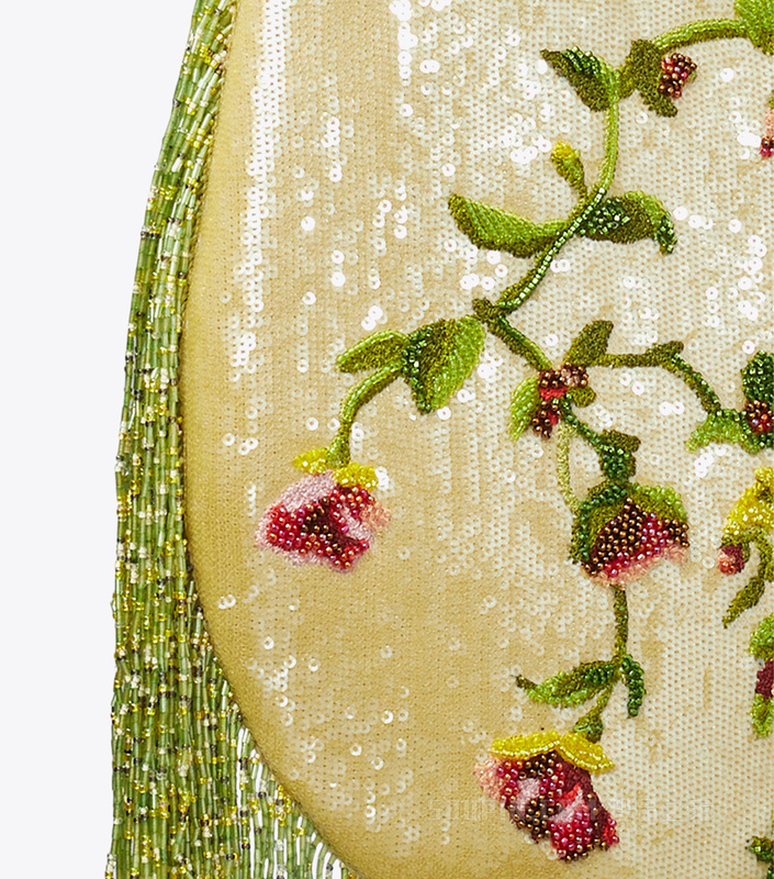 缀饰小号肩背包 拼色