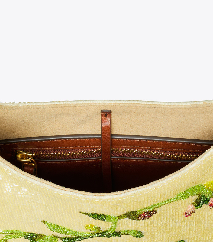 缀饰小号肩背包 拼色