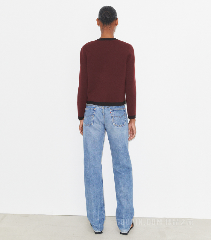 Kendra 羊毛开衫 红色