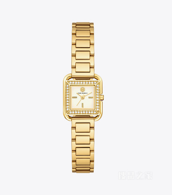 Kira 小号腕表 象牙白/宝石色/金色