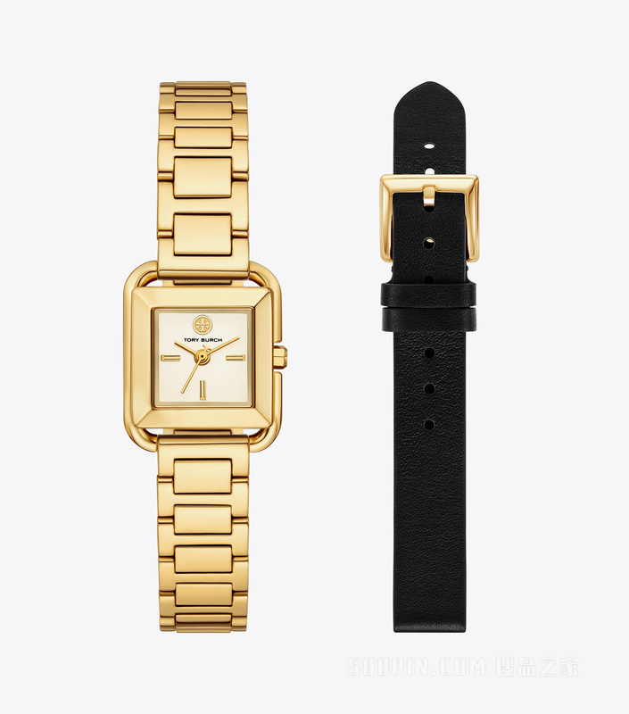 Kira 小号腕表礼品套装 象牙白/金色/黑色