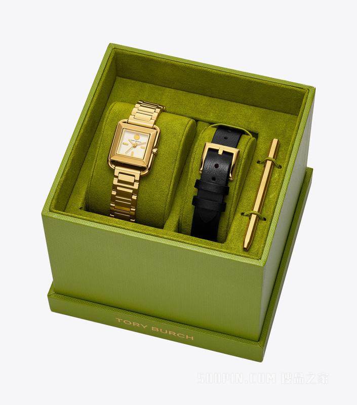 Kira 小号腕表礼品套装 象牙白/金色/黑色