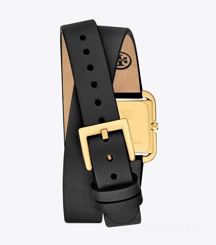 Kira 小号双圈腕表 象牙白/金色/黑色