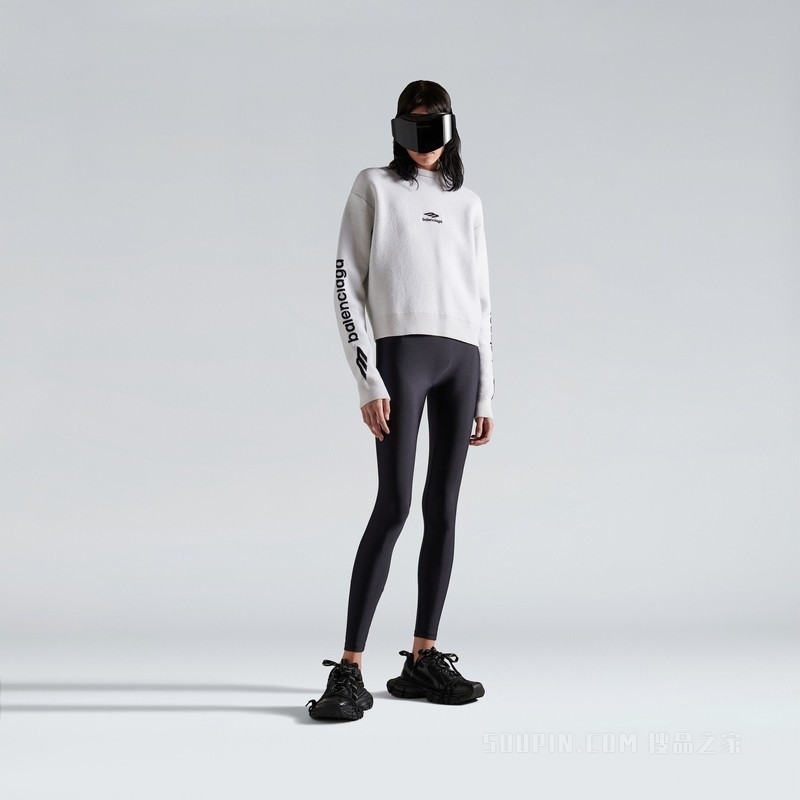 3B SPORTS ICON CROPPED圆领上衣