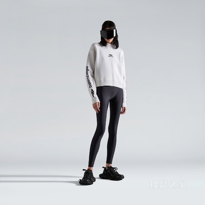 3B SPORTS ICON CROPPED圆领上衣