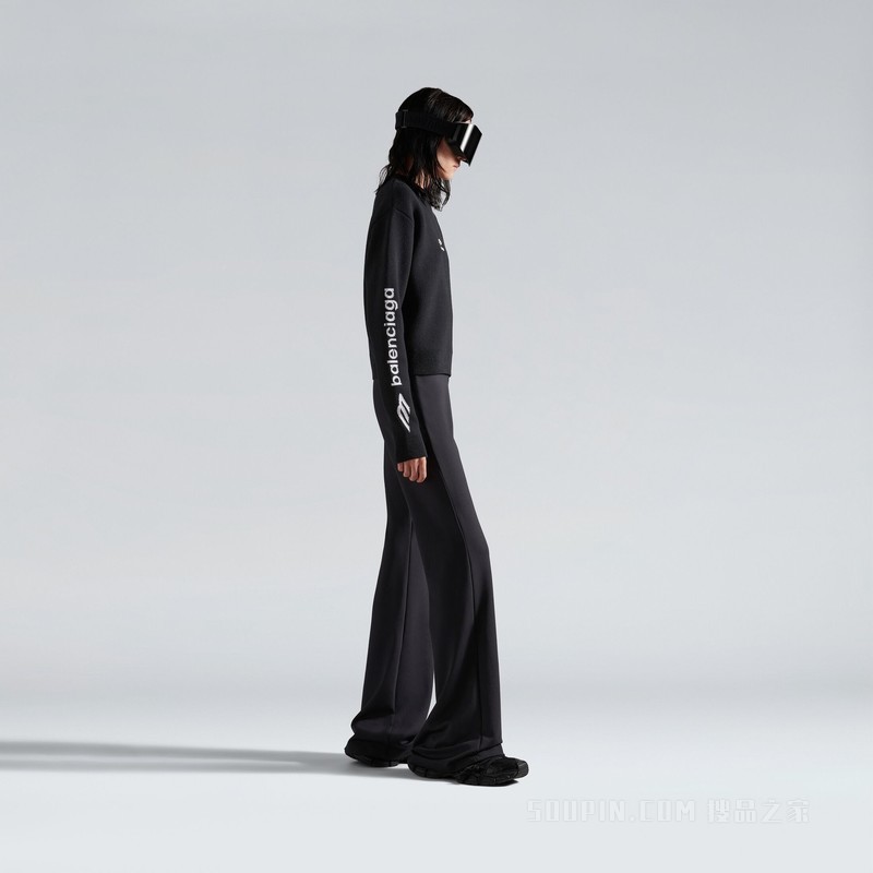 3B SPORTS ICON CROPPED圆领上衣