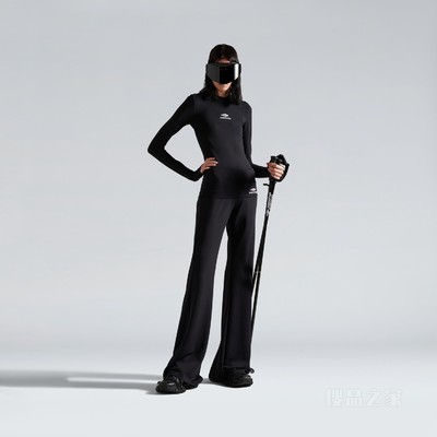 3B SPORTS ICON长袖合身圆领上衣