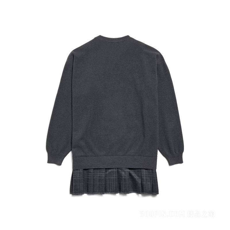 LAYERED针织衫连衣裙