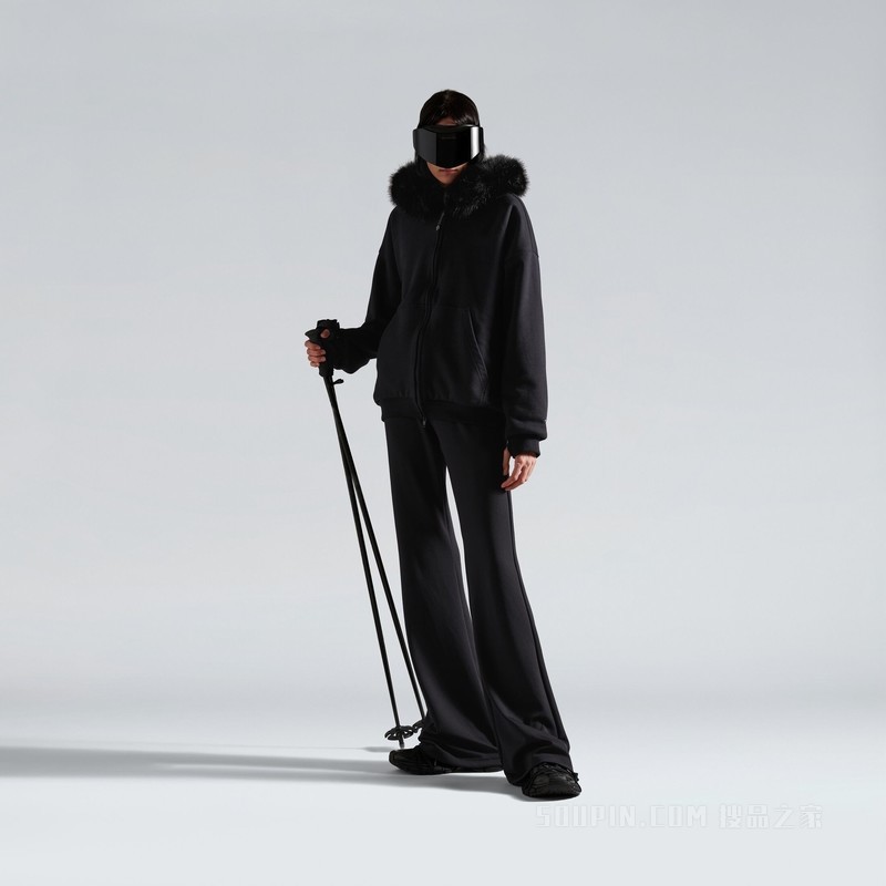 FLUFFY HOODIE拉链连帽卫衣