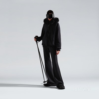 FLUFFY HOODIE拉链连帽卫衣