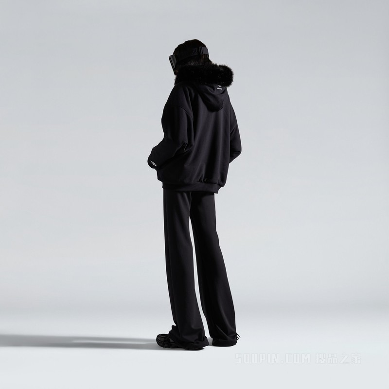 FLUFFY HOODIE拉链连帽卫衣