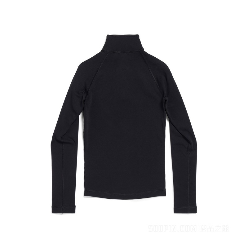 3B SPORTS ICON半拉链合身上衣