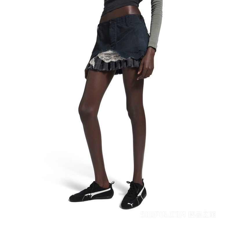 PATCHED CARGO半身裙