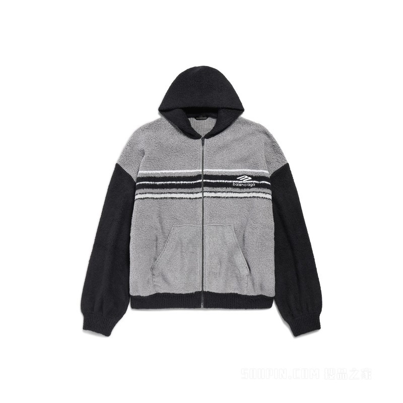 FLUFFY HOODIE拉链连帽卫衣