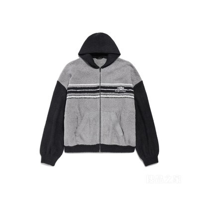 FLUFFY HOODIE拉链连帽卫衣