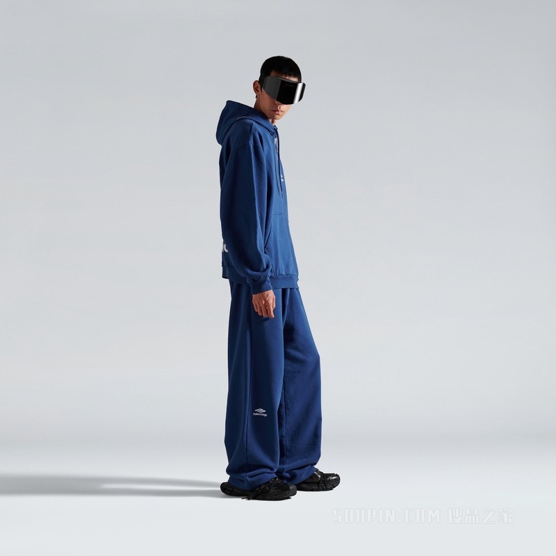 3B SPORTS ICON HOODIE半拉链连帽卫衣