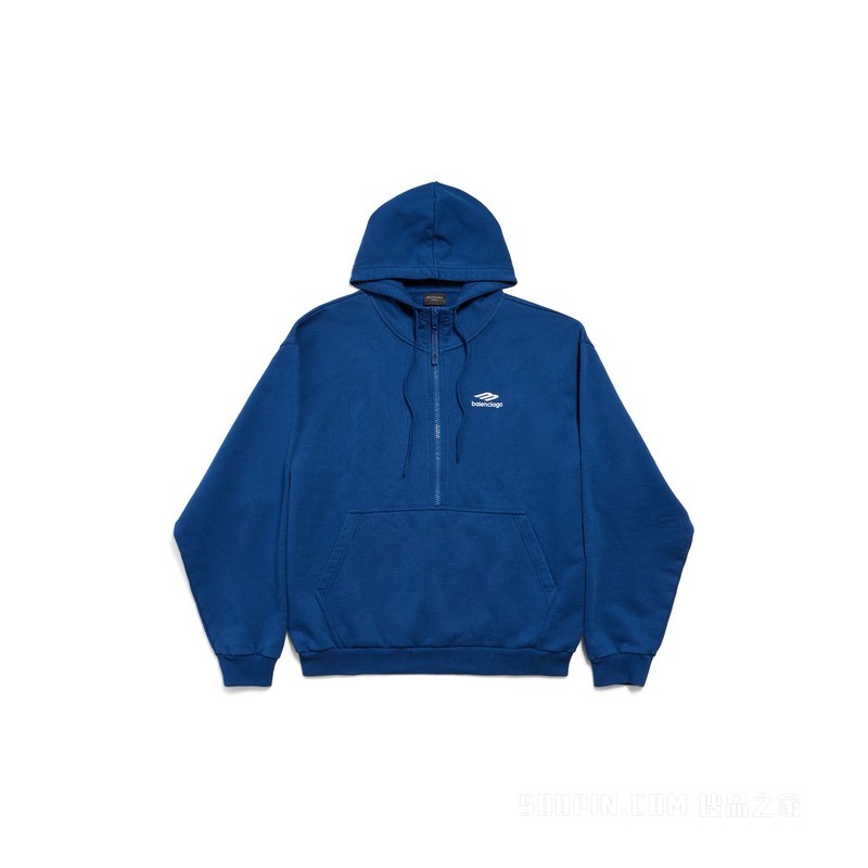 3B SPORTS ICON HOODIE半拉链连帽卫衣