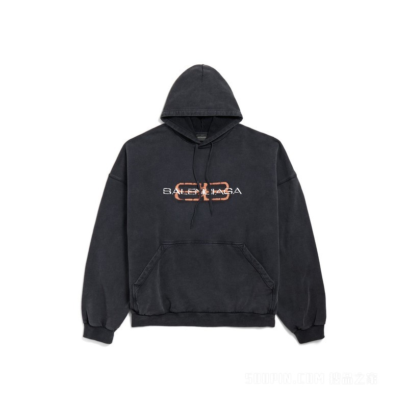 BB ICON STENCIL HOODIE大号版型连帽卫衣