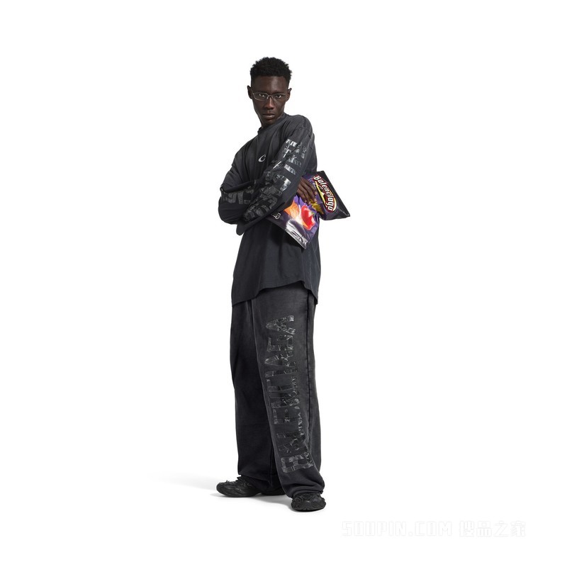 TRANSPARENT TAPE BAGGY长裤