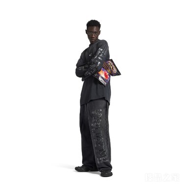 TRANSPARENT TAPE BAGGY长裤