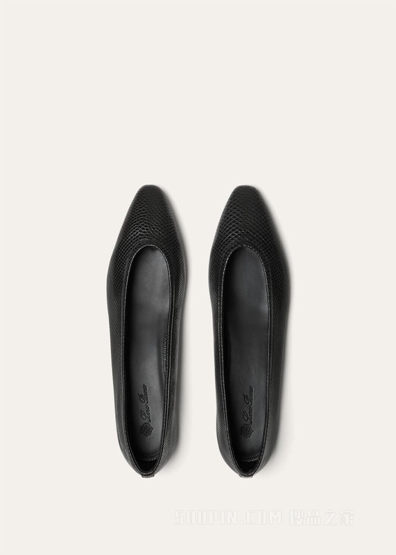 Primula平底芭蕾舞鞋 卡隆淡水蛇皮