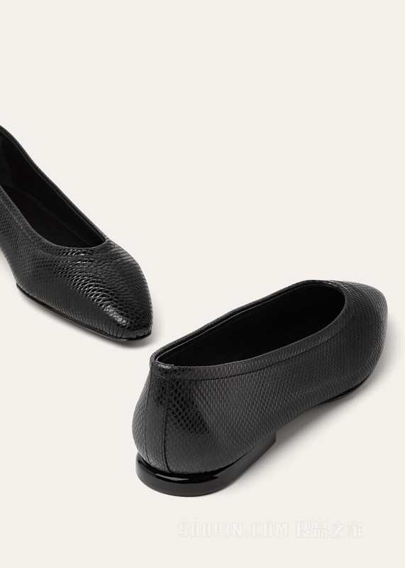 Primula平底芭蕾舞鞋 卡隆淡水蛇皮