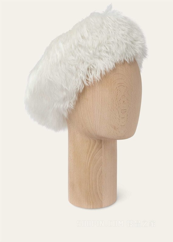 Selena帽子 羊驼毛皮