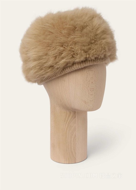 Adria帽子 山羊毛皮