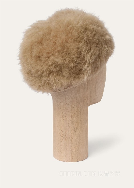 Adria帽子 山羊毛皮