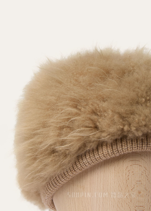 Adria帽子 山羊毛皮