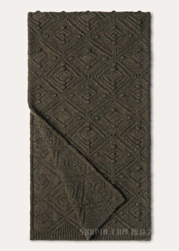 La Plagne围巾 羊绒 - Coarsehair®