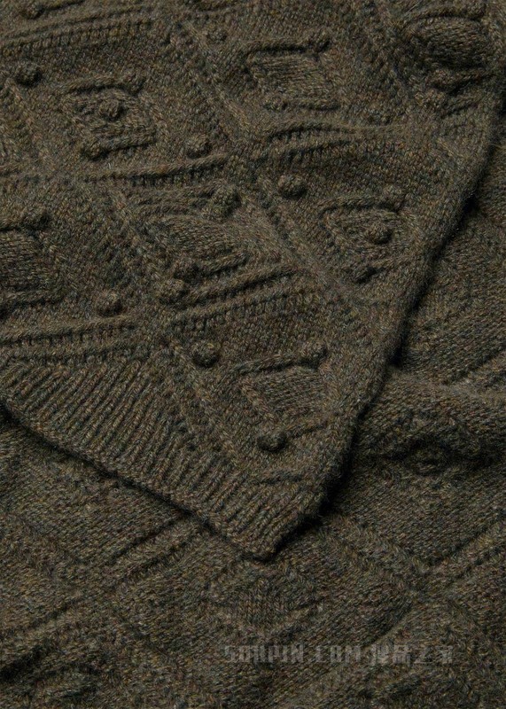 La Plagne围巾 羊绒 - Coarsehair®