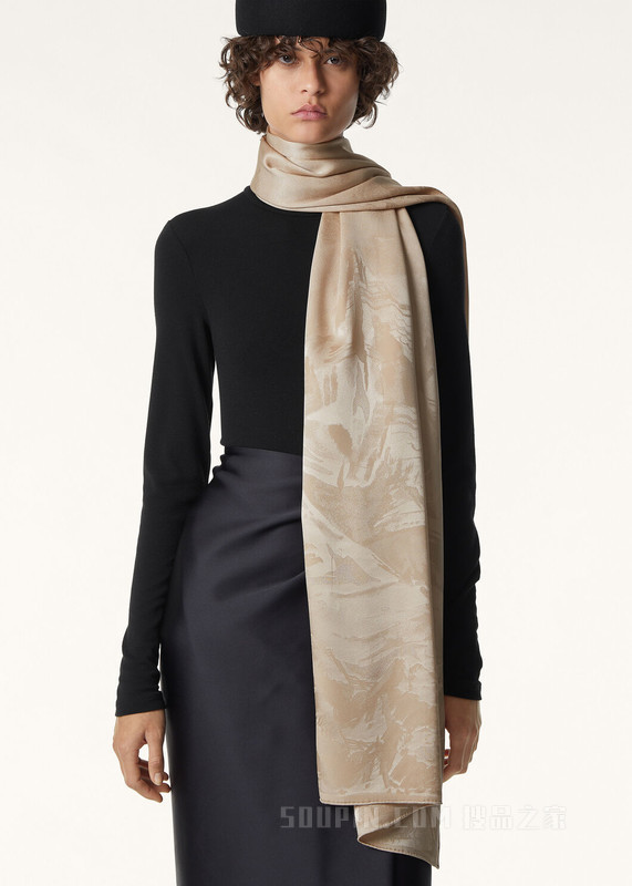 Natura delle Alpi披肩 桑蚕丝