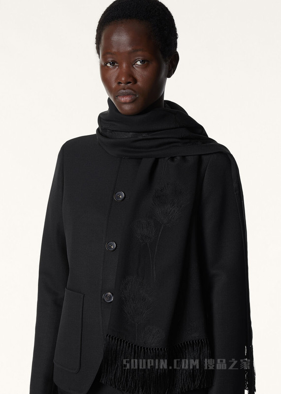 Fine Cardo围巾 桑蚕丝