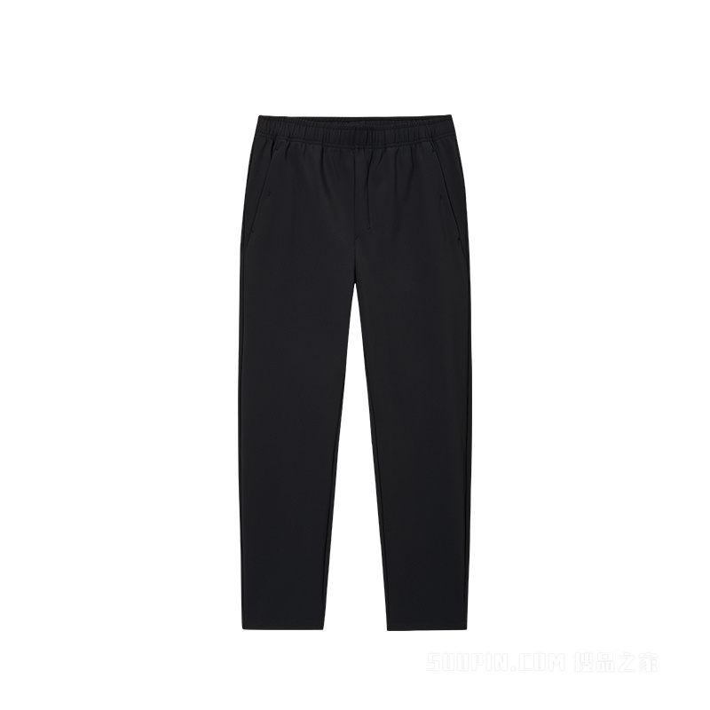 安踏训练男子轻暖绒梭织运动长裤