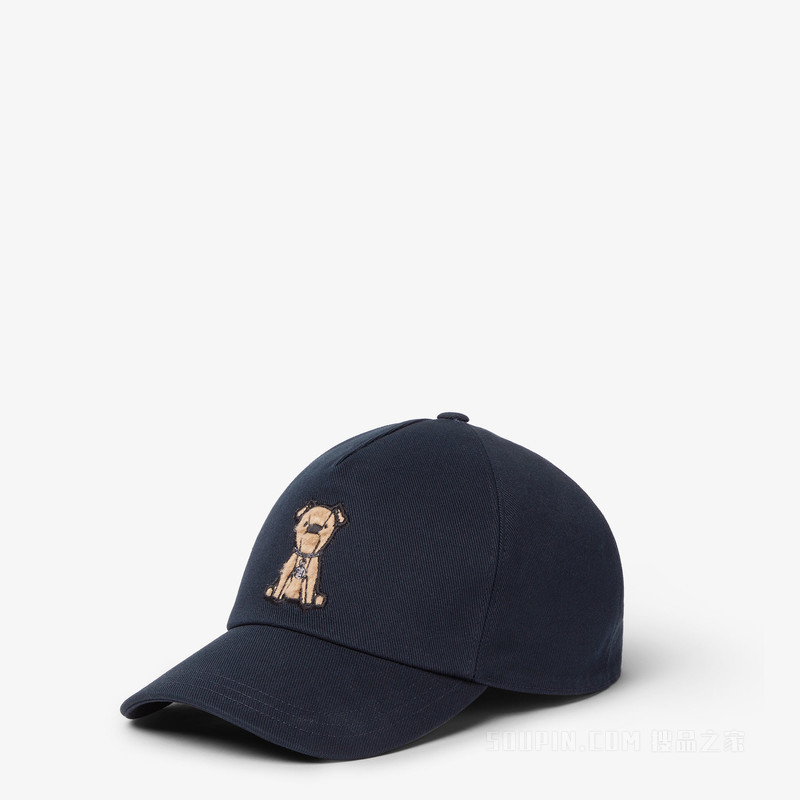 帽子 深蓝色帆布棒球帽