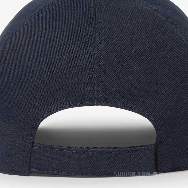 帽子 深蓝色帆布棒球帽