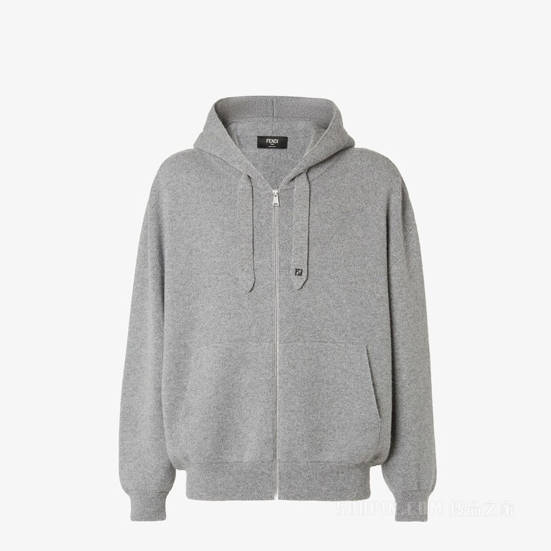 运动衫 灰色羊绒运动衫