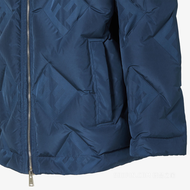 羽绒夹克 深蓝色FF高科技布料羽绒夹克